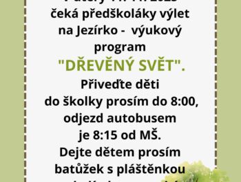 Výlet pro předškoláky